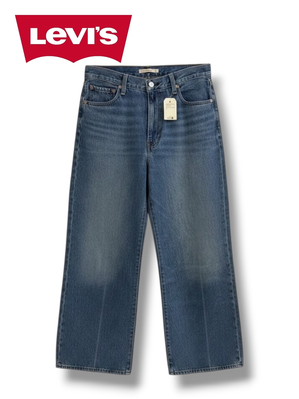 Levi's Ribcage Wide Leg Jeans Blue Size 31x32 NWOT